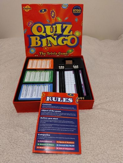Quiz Bingo, Trivia quiz and Bingo Rolled Into One Game