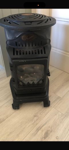Provence Gas Heater (Matt Black)
