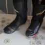 Motorcycle boots size 10 in good condition. Image 4