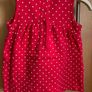 Jasper Conran Junior J Dress  - Red & White Polka Dot Image 2