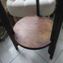 Vintage French wooden plant stand two tier Image 6