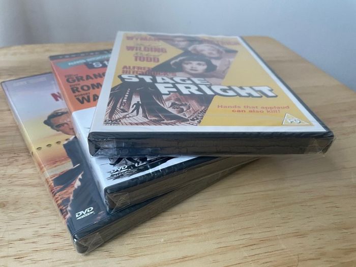 Alfred Hitcock DVDs -classic movie bundle -3 brand New