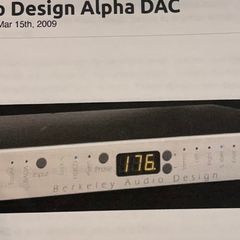 Berkley Audio Design Alpha Dac