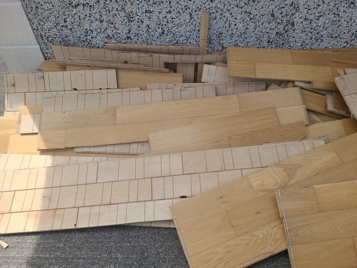 Used pine flooring
