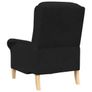Armchair Black Velvet Image 6