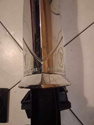 chrome lighting Carlsberg pub beer tap and tray
