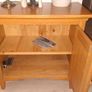 Traditional Wooden Storage Cabinet - Warm Oak Image 5