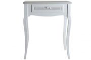 Console table traditional style white