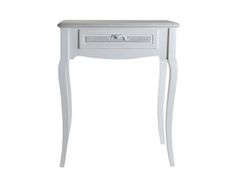 Console table traditional style white