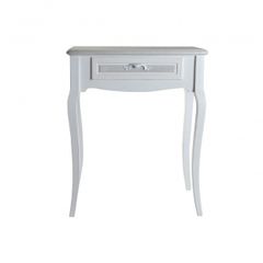 Console table traditional style white