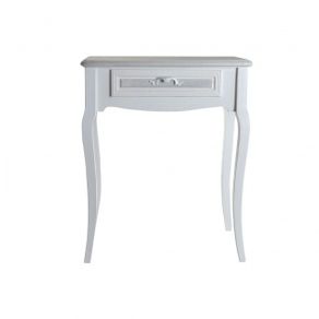Console table traditional style white