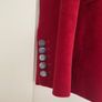 Karen Mullen red velvet blazer Size 10 Image 4