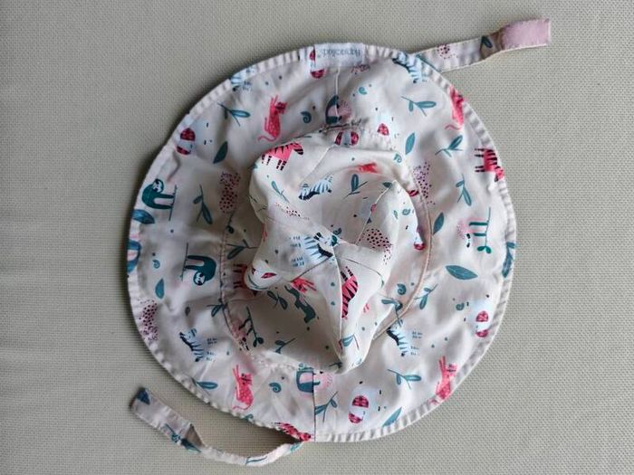 Flapjack Kids Reversible Sun Hat Size 1 to 2Y  UPF 50 Safari