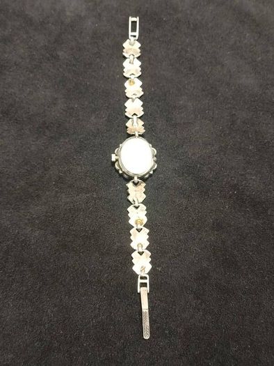 Vintage Sterling Silver 925 Marcasite WATCH  Art Deco Style