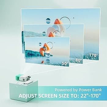 FREE SHIPPING Mini Projector for Cartoon, Kids Gift, Outdoor Movie Projector, LED Pico Video Projector for Home Theater Movie Projector with HDMI USB Interfaces