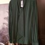 M&S green shirt, blouse, tie neck, size 8, NEW Image 2