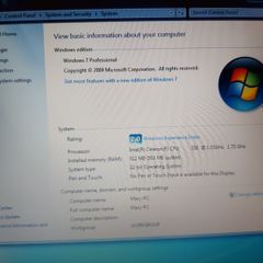 ACER EXTENZA 4220, Vintage, Intel Celeron CPU 530, 1.73GHZ, 32bit, 512mb Ram, 65GB HDD, Windows 7,  Firefox, Opera, Chrome and VLC