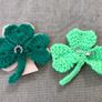 Shamrock St Patrick's Day Brooch Image 2