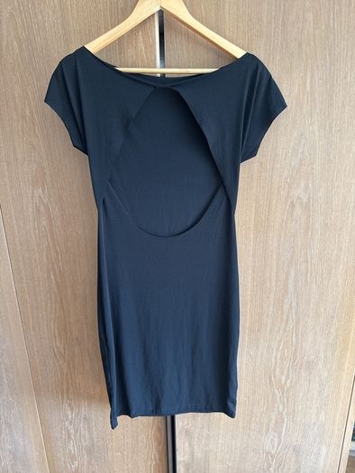 Black dress with low back size 8
