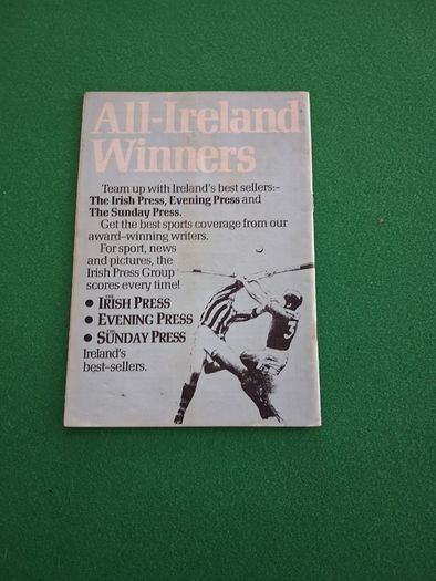 1983 All Ireland Hurling Final Match Programme
