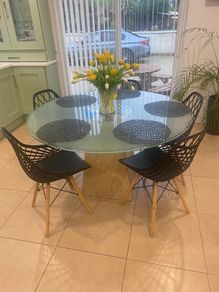 Glass Kitchen Table
