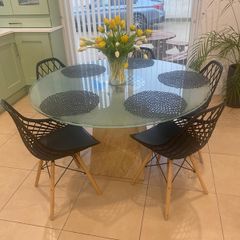 Glass Kitchen Table
