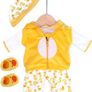 Reborn Baby Dolls Clothes 22 inch Outfit Accessories Yellow Duck 5pcs Set for 20-22 Inch Reborn Doll Newborn Girl&Boy Baby Clothing Baby Sets (FREE POSTAGE) Image 2