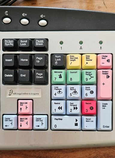 sigidesign KB-0173 PS/2 QWERTY Pro Tools