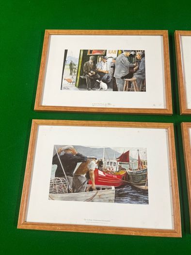 vintage set of 4 prints