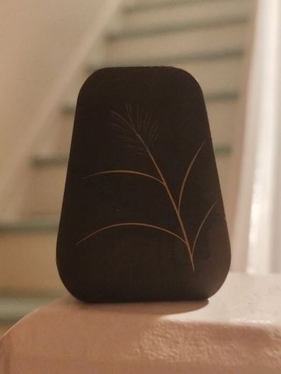 Vintage Japanese Wooden Letter Holder