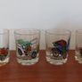 Cool Set of Four Vintage Retro Mid-Century Tourist-Ware Souvenir Shot Glasses with Classic Car Designs, Vintage Barware Image 3