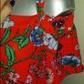 Brand new New Look red floral off shoulders above the knee dress size UK10 EU38 Postage included Image 5