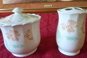 Boots Poppy Vase and Trinket Bowl With Lid Made In England
