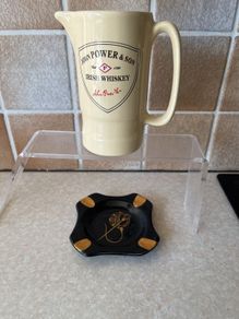 John Power & Son 1960's water jug & Arklow 1960's Gold & Tara Brooch