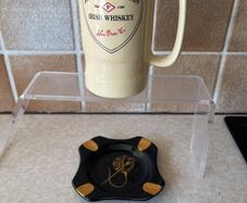 John Power & Son 1960's water jug & Arklow 1960's Gold & Tara Brooch