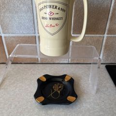 John Power & Son 1960's water jug & Arklow 1960's Gold & Tara Brooch