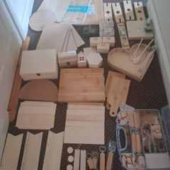 Lazer Engraving machine and wood bundle