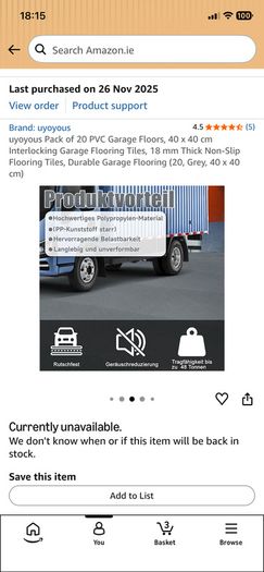 Floor plastic-rubber interlock tiles 40cm x 40cm (20)