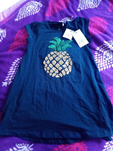Name it pineapple tunic dress, aged 10