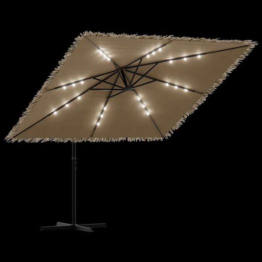 Garden Parasol with LED Lights
