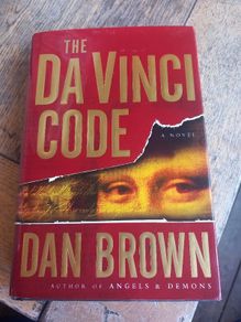 1st edition hardback USA Da Vinci Code by Dan Brown book, D18 post 8e