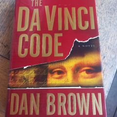 1st edition hardback USA Da Vinci Code by Dan Brown book, D18 post 8e