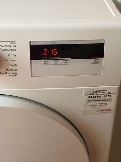 BOSCH dryer tumble