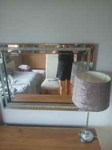 Mirror and lamp