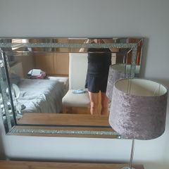 Mirror and lamp