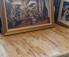 Large Framed Canvas-Style Botanical Print