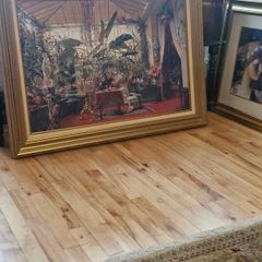 Large Framed Canvas-Style Botanical Print