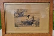 The famous etching The Gypsy in the Toilet