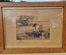 The famous etching The Gypsy in the Toilet