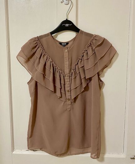 ASOS ruffle blouse